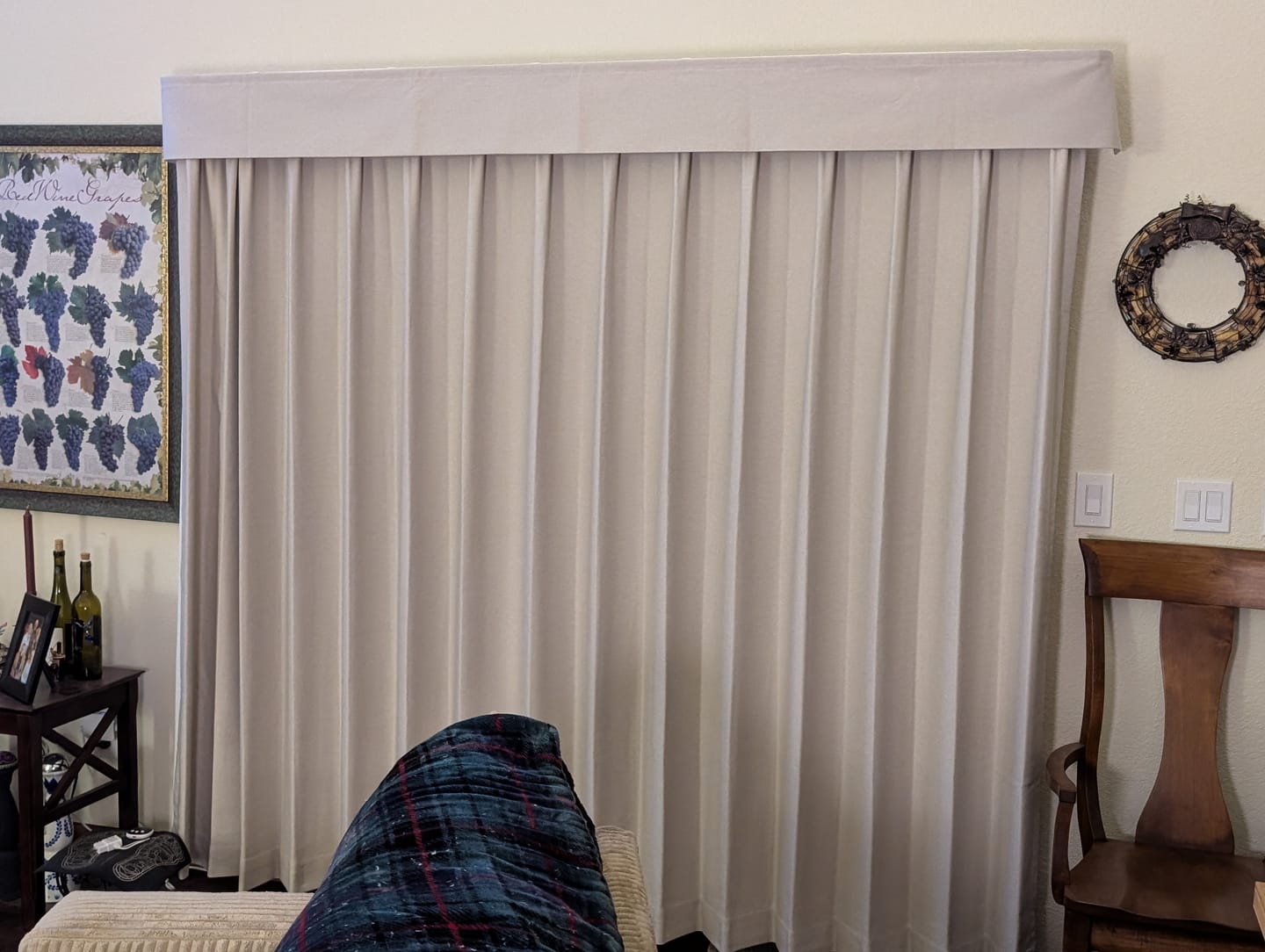 Customer photo review of SmartWings Motorized Dual Drapery