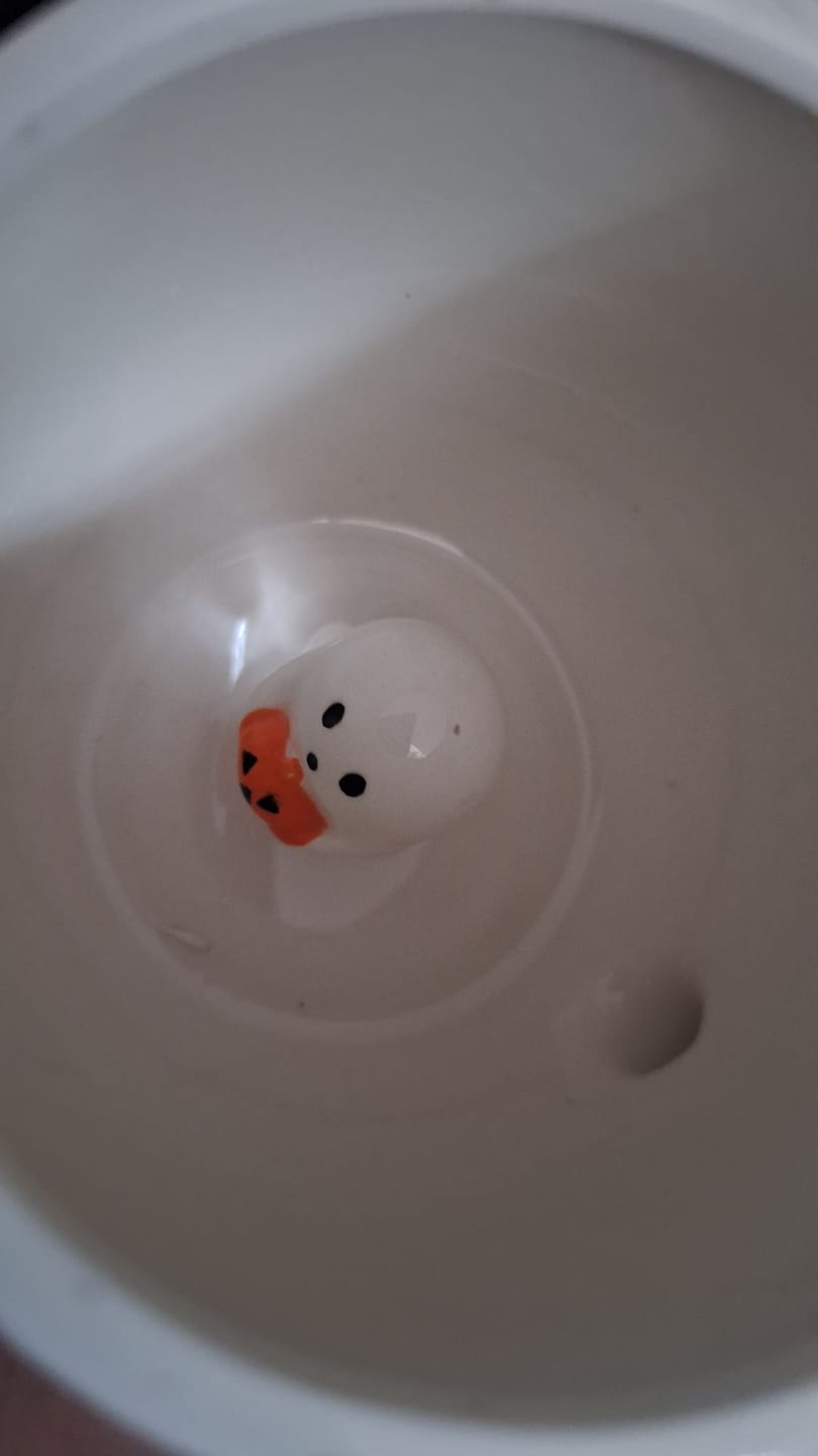Customer photo review of Halloween Tasse mit Gespenst – versteckter Geist Geister-Tasse
