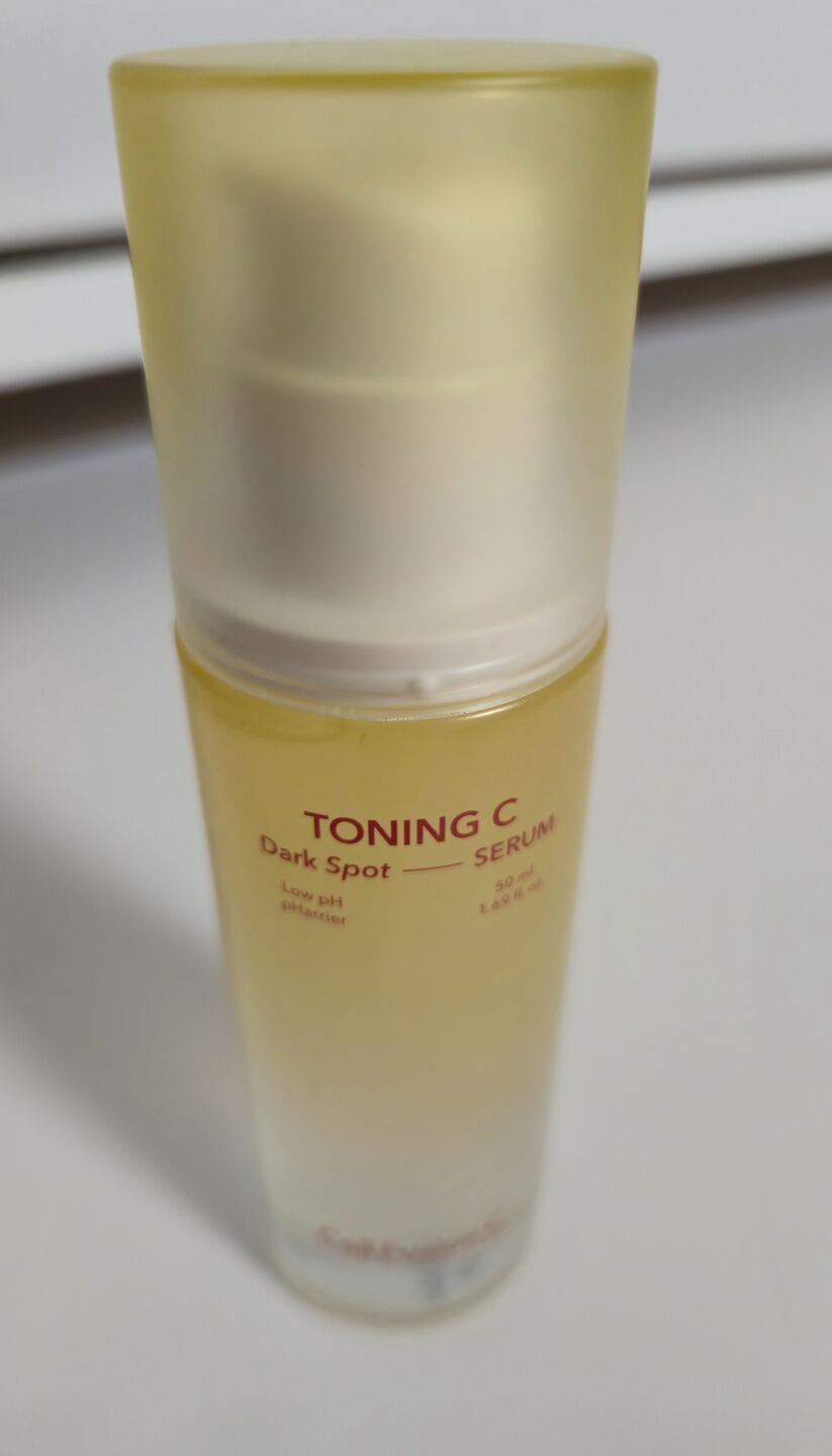 Customer photo review of Toning C Dark Spot Serum