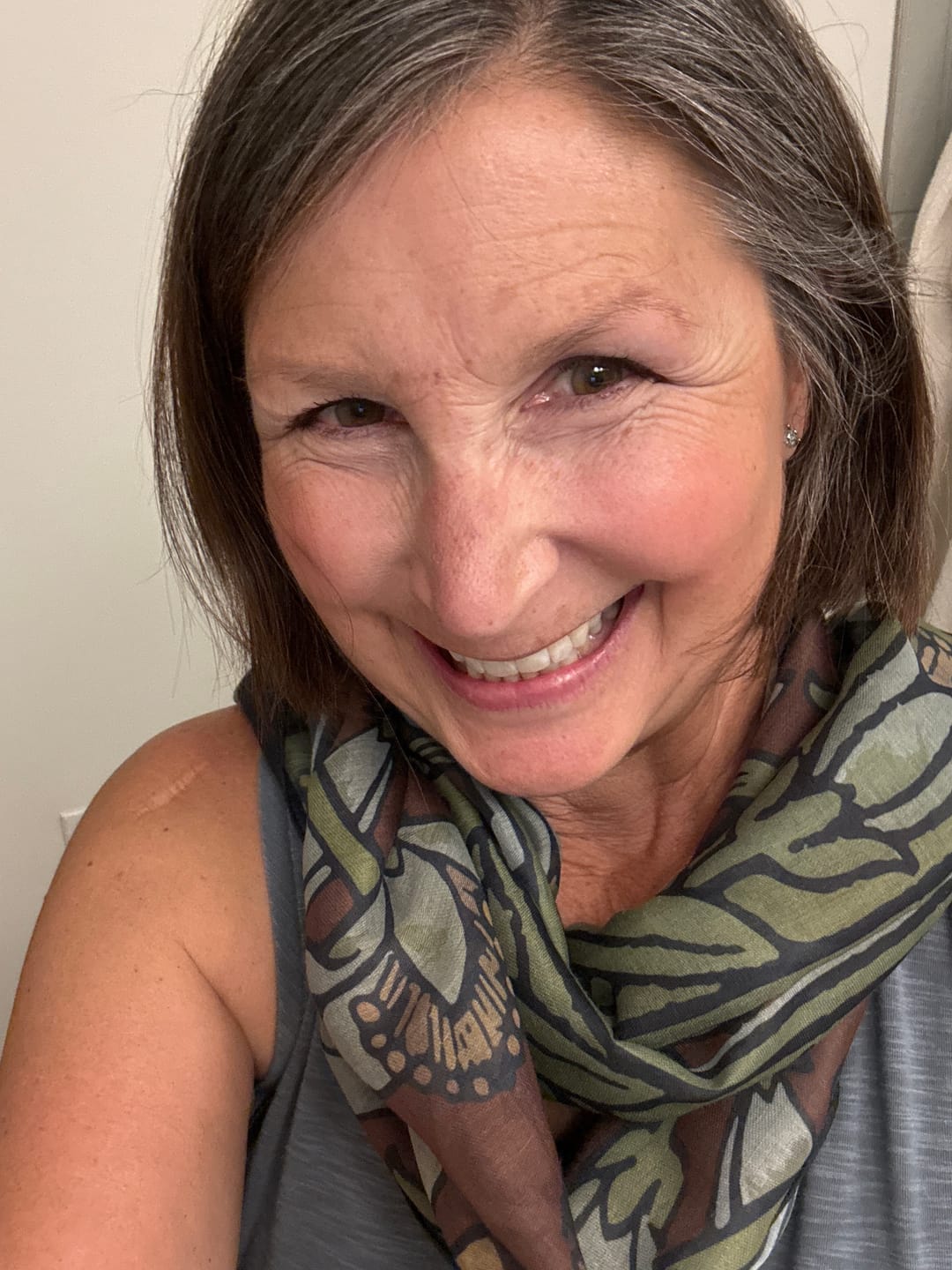 Customer photo review of Wildflower All-Season Scarf