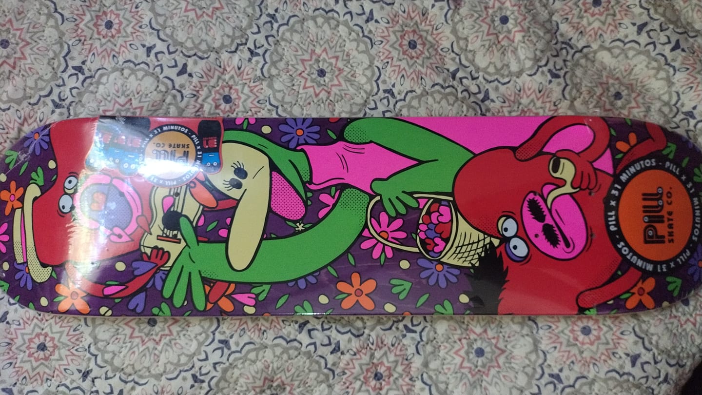 Customer photo review of Pill x 31 Minutos - Tabla Patana Enamorada 1 - 7.875 x 31.75