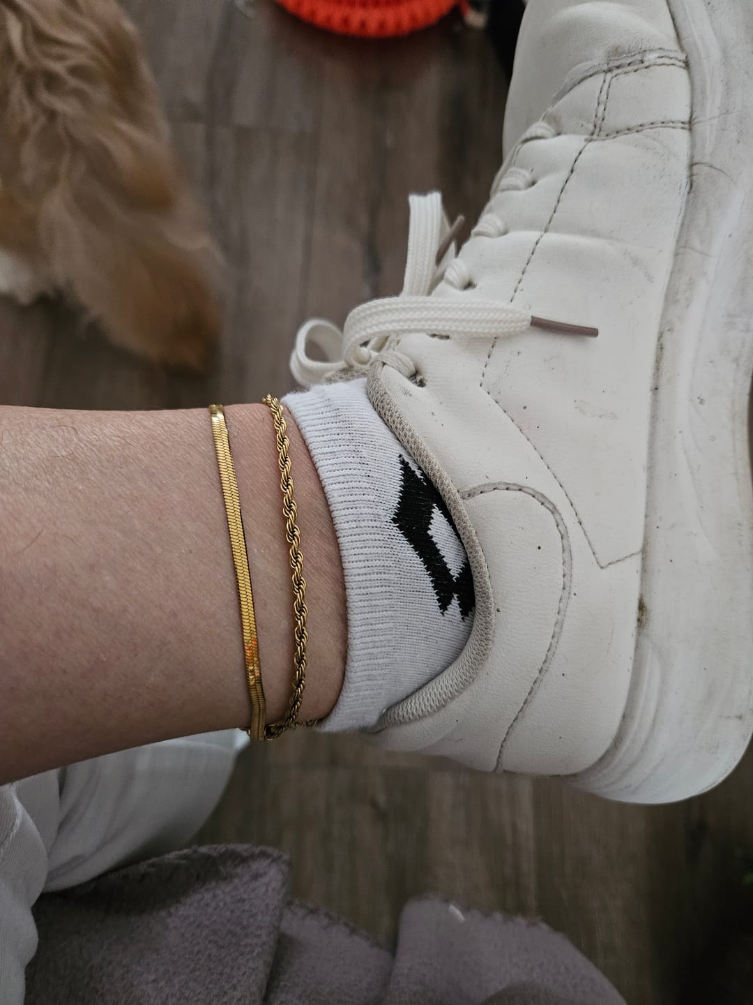 Customer photo review of Layla Anklet