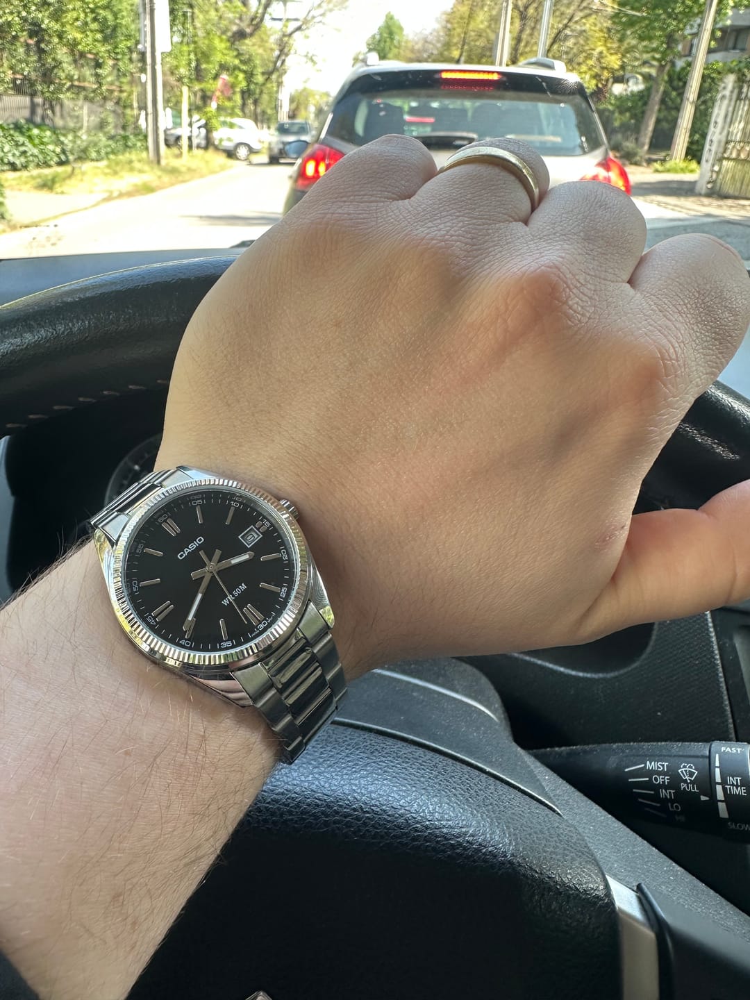 Customer photo review of Reloj Casio Análogo UTP-1302PD-1AV Negro 35mm