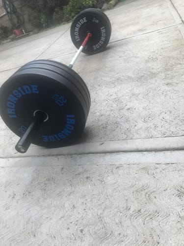 Customer photo review of Disco Olímpico Pro Bumper (5 a 25 KG) IRONSIDE