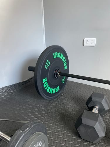 Customer photo review of Disco Olímpico Pro Bumper (5 a 25 KG) IRONSIDE