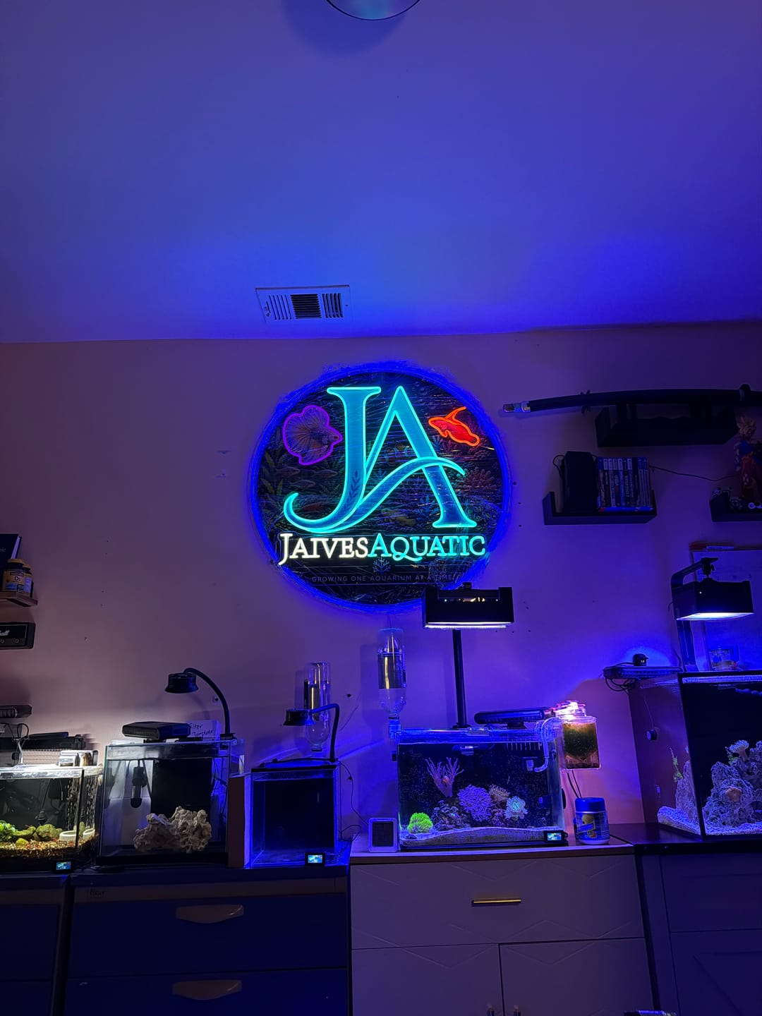 Customer photo review of JaivesAquatic | LED Neon Sign