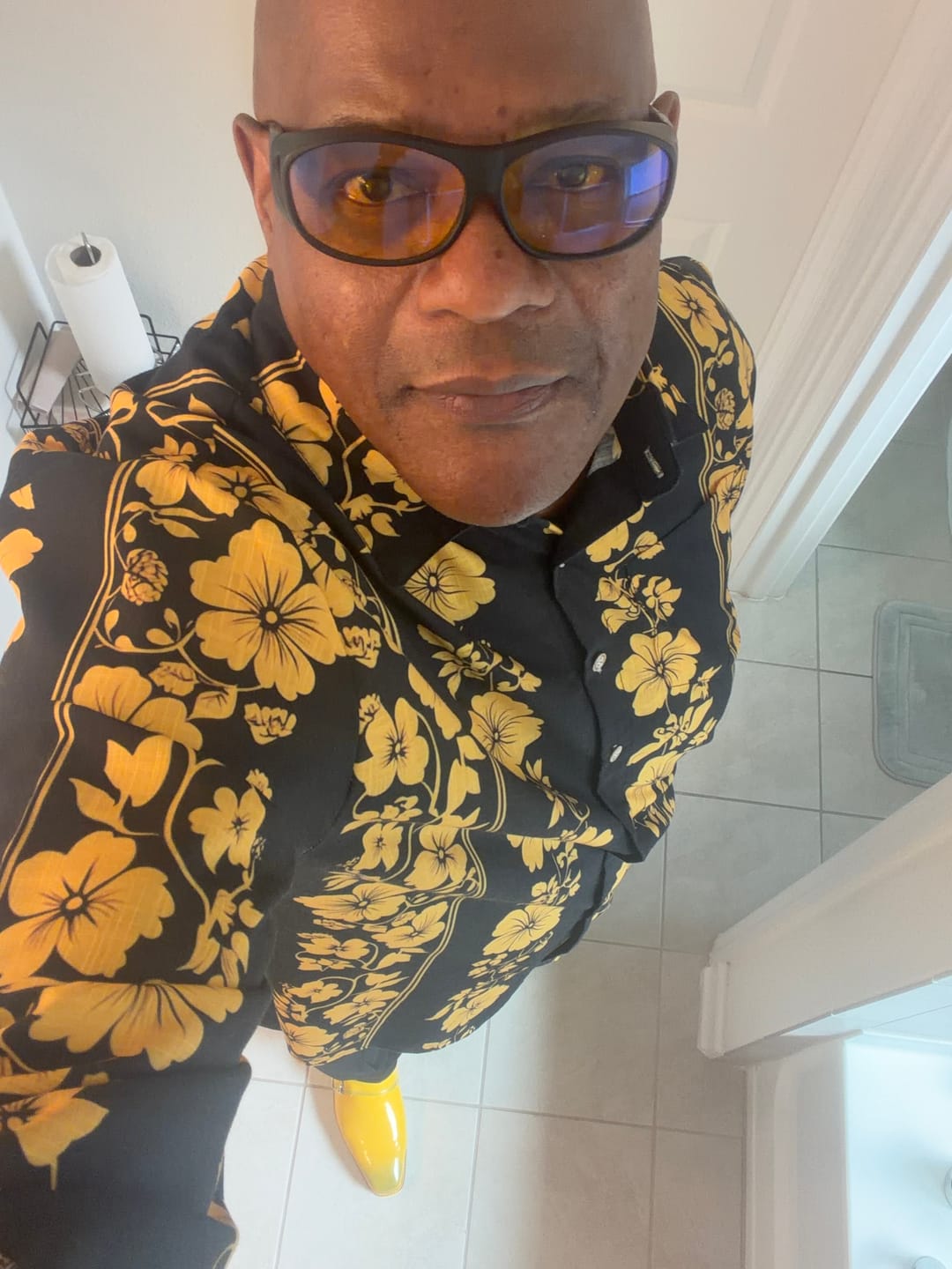 Customer photo review of Golden Bloom Long Sleeve Shirts