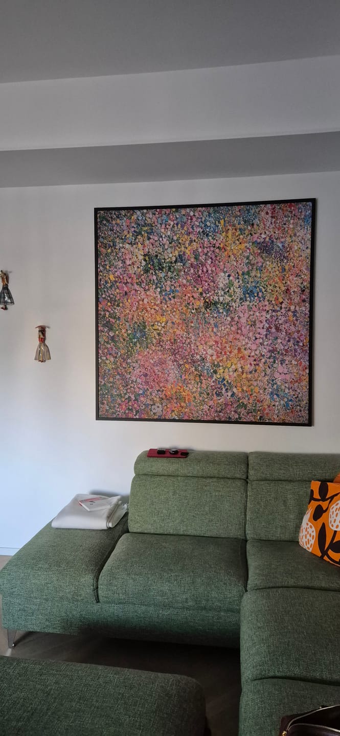 Customer photo review of Quadrato di fiori