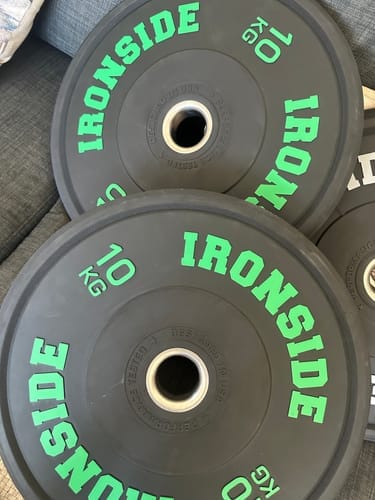 Customer photo review of Disco Olímpico Pro Bumper (5 a 25 KG) IRONSIDE