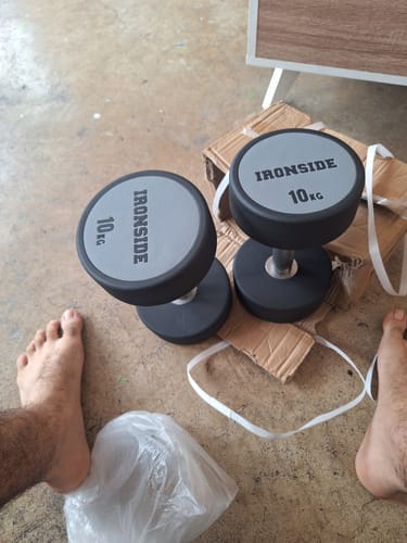 Customer photo review of Mancuerna Circular PEV 2.5 a 50 kg IRONSIDE (unidad)