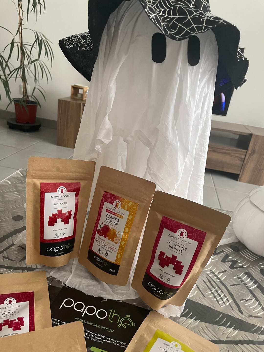 Customer photo review of Bonbons à infuser Cerise Groseille
