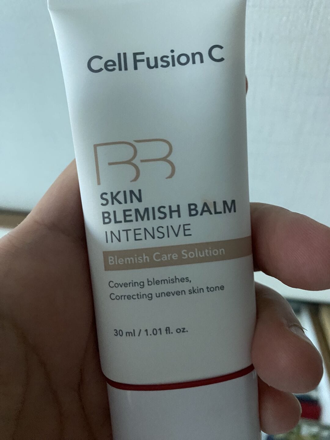 Customer photo review of Skin Blemish Balm Intensive (6 Shades)