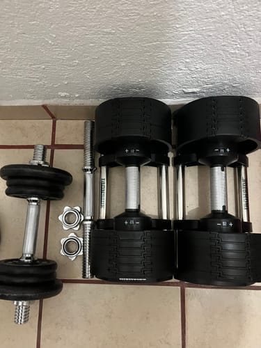 Customer photo review of Mancuerna Ajustable 20 kg IRONSIDE Block