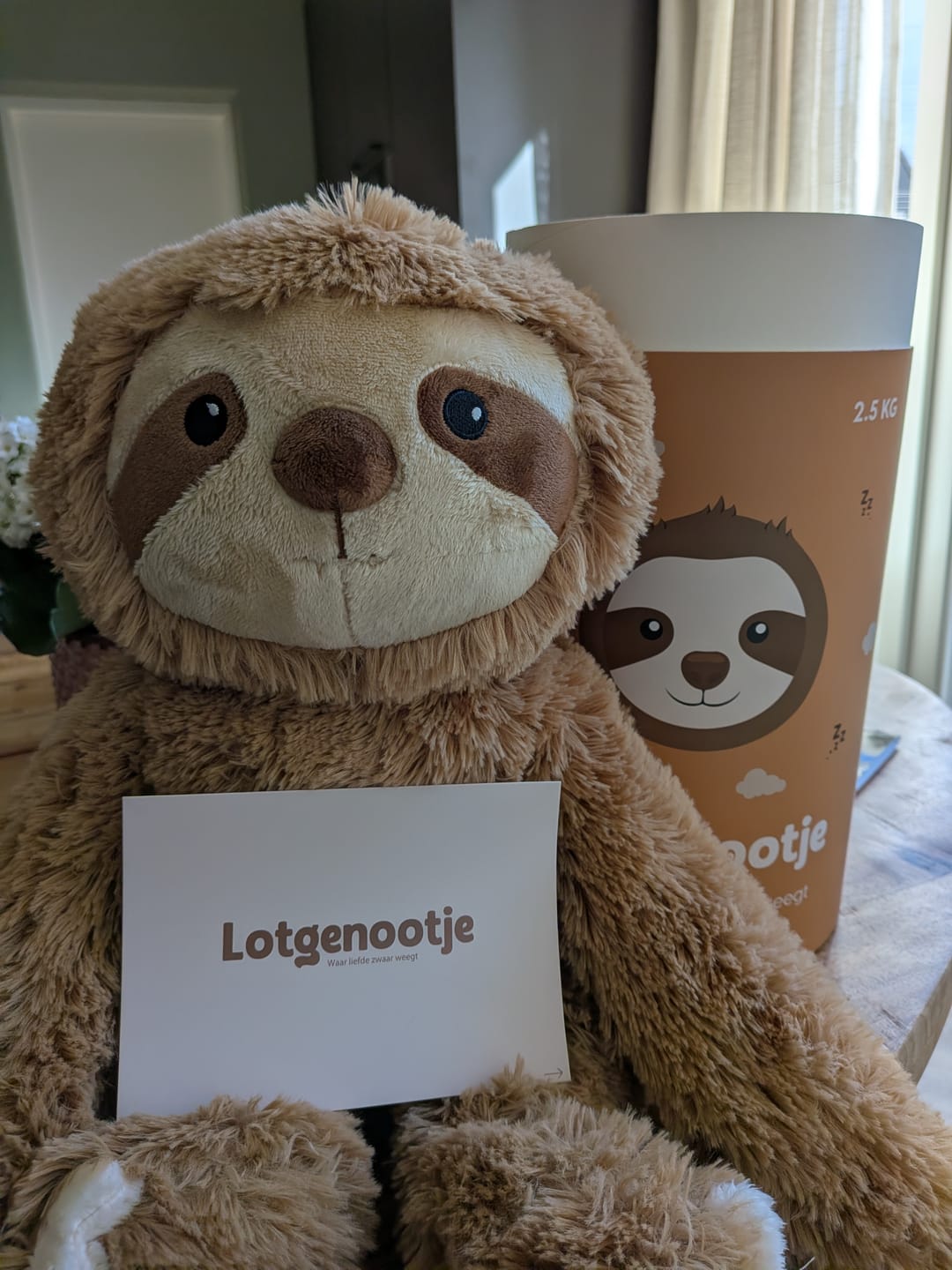 Customer photo review of Lotgenootje Luiaard 2,5kg