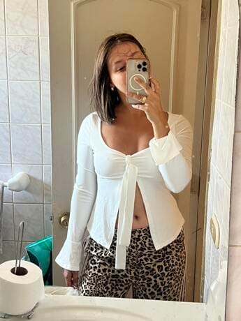 Customer photo review of Amora Blouse