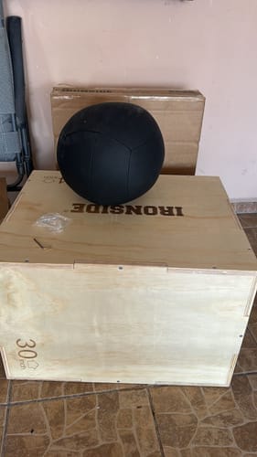 Customer photo review of Balón Medicinal Wall Ball IRONSIDE