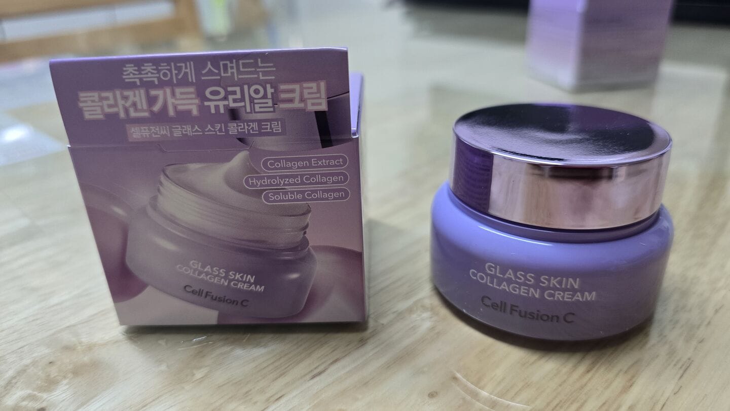 Customer photo review of Glass Skin Collagen Cream