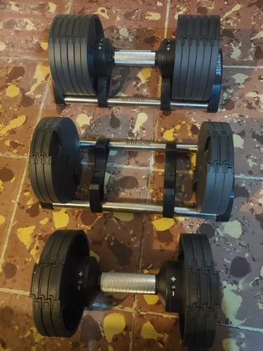 Customer photo review of Mancuerna Ajustable 20 kg IRONSIDE Block