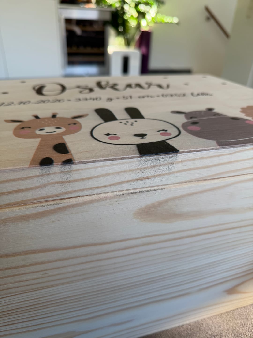 Customer photo review of Erinnerungsbox Baby - Zauberhafte Tierfamilie
