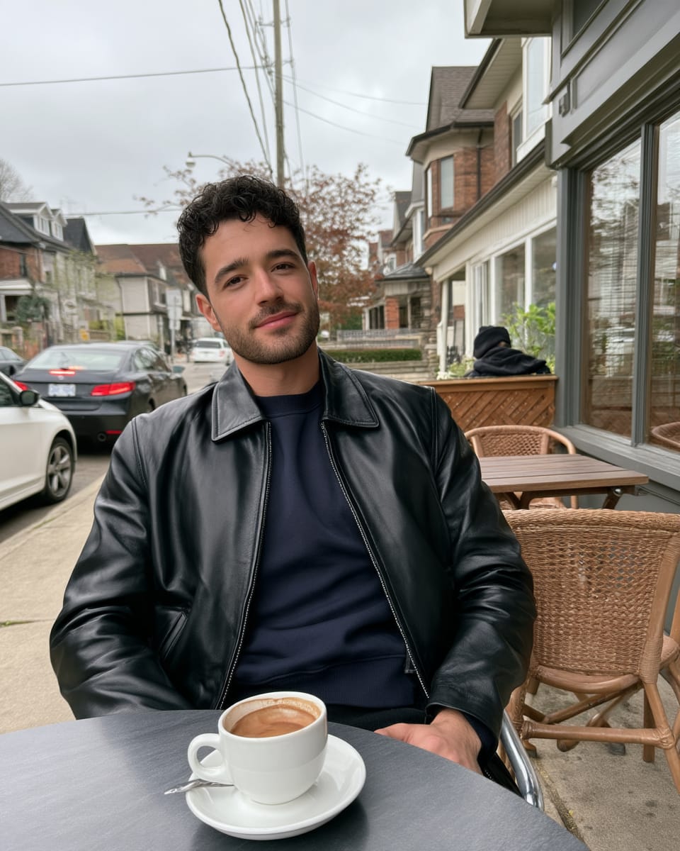 Customer photo review of Zellwear™ Leather jacket