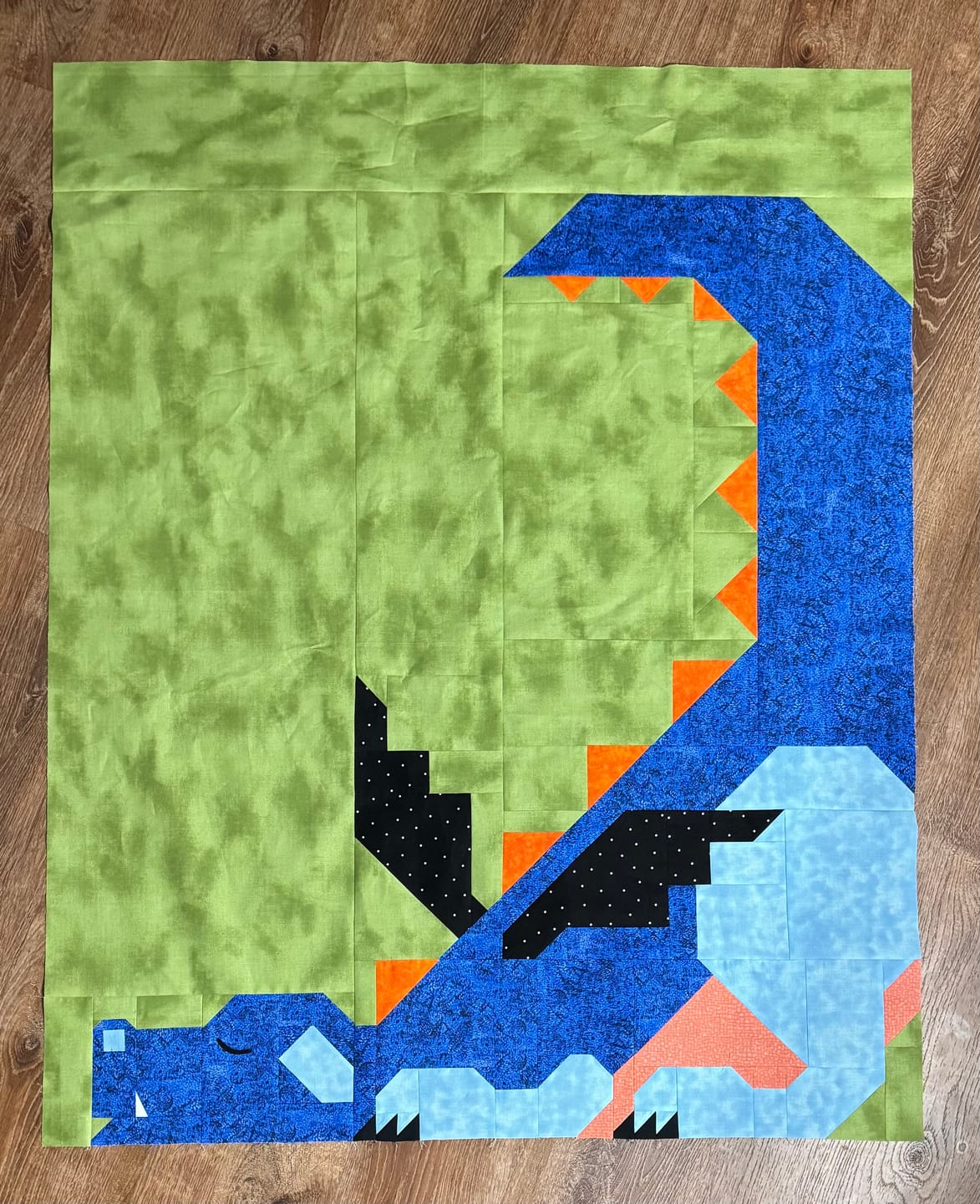 Customer photo review of Dragon Dreams Quilt Pattern