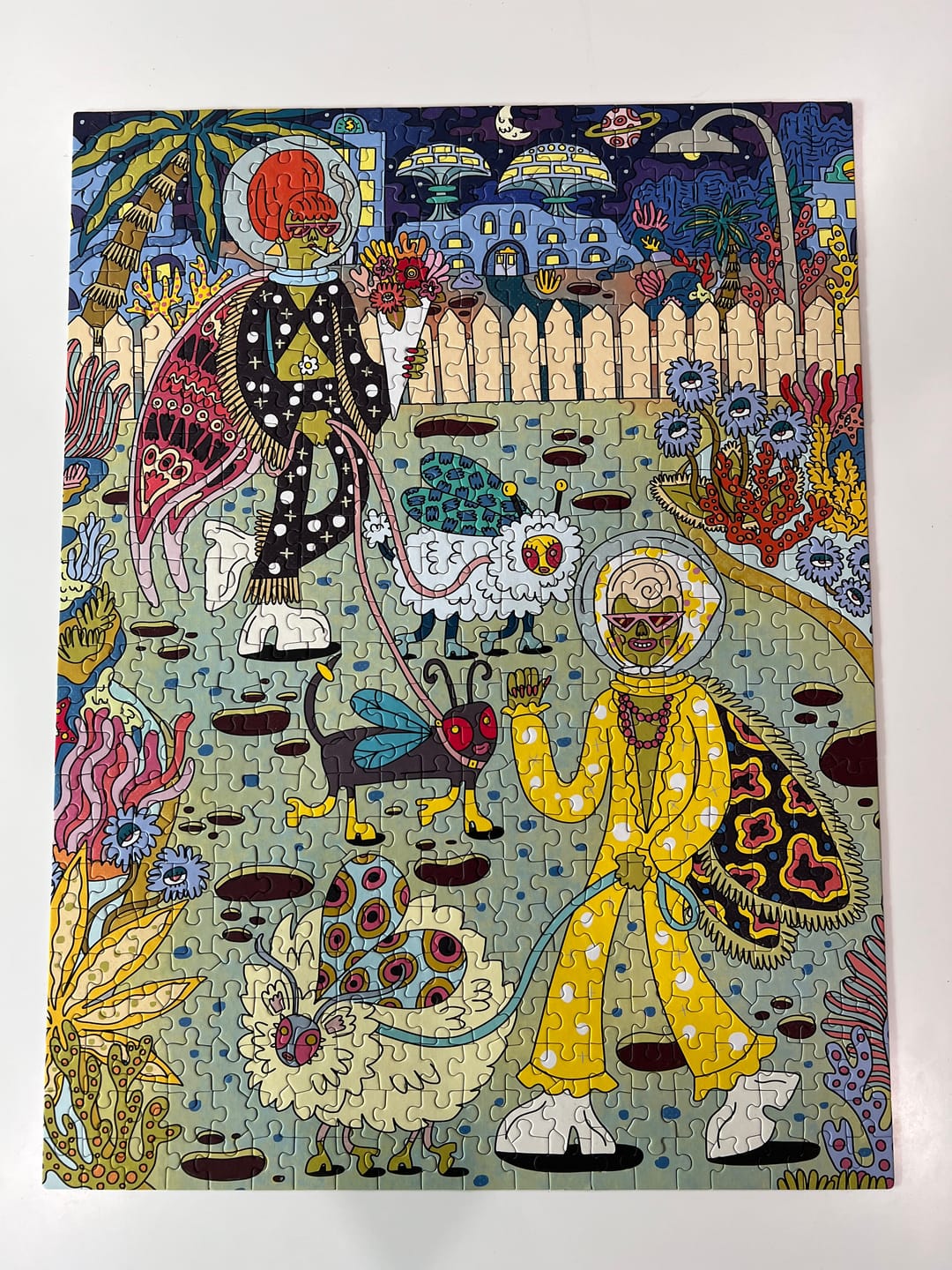 Customer photo review of Planet Moth | 500 Piece Puzzle