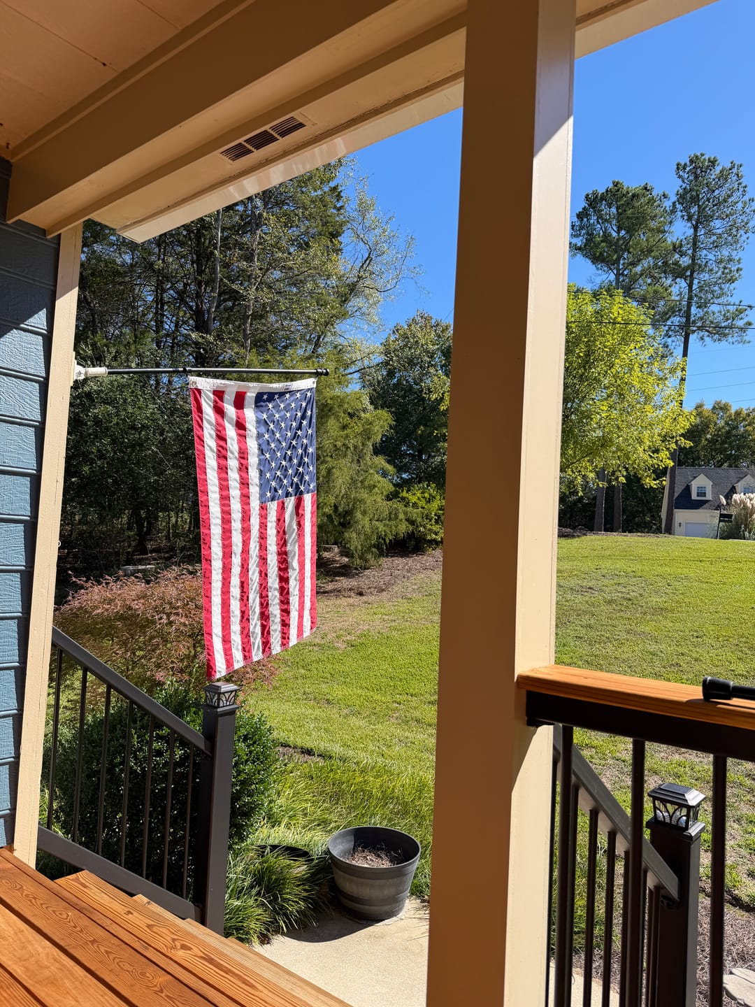 Customer photo review of 3' x 5' American Flag Set