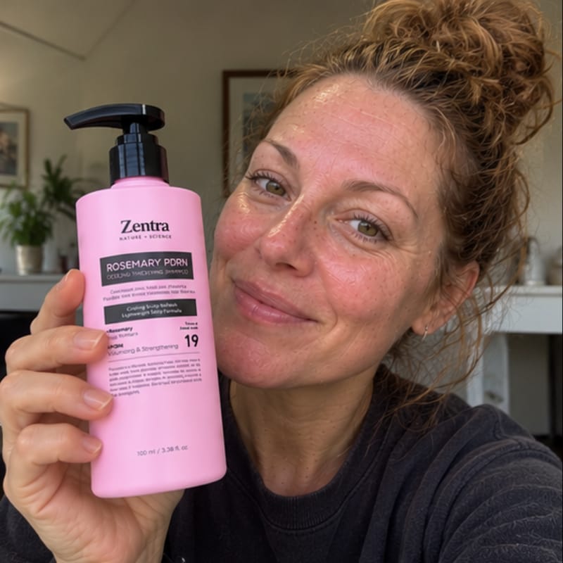 Customer photo review of Rosemary PDRN Shampoo