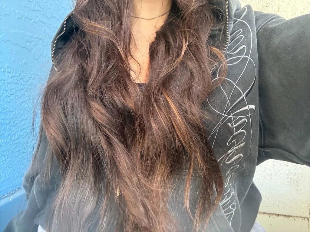 Customer photo review of Embroidered Hoodie