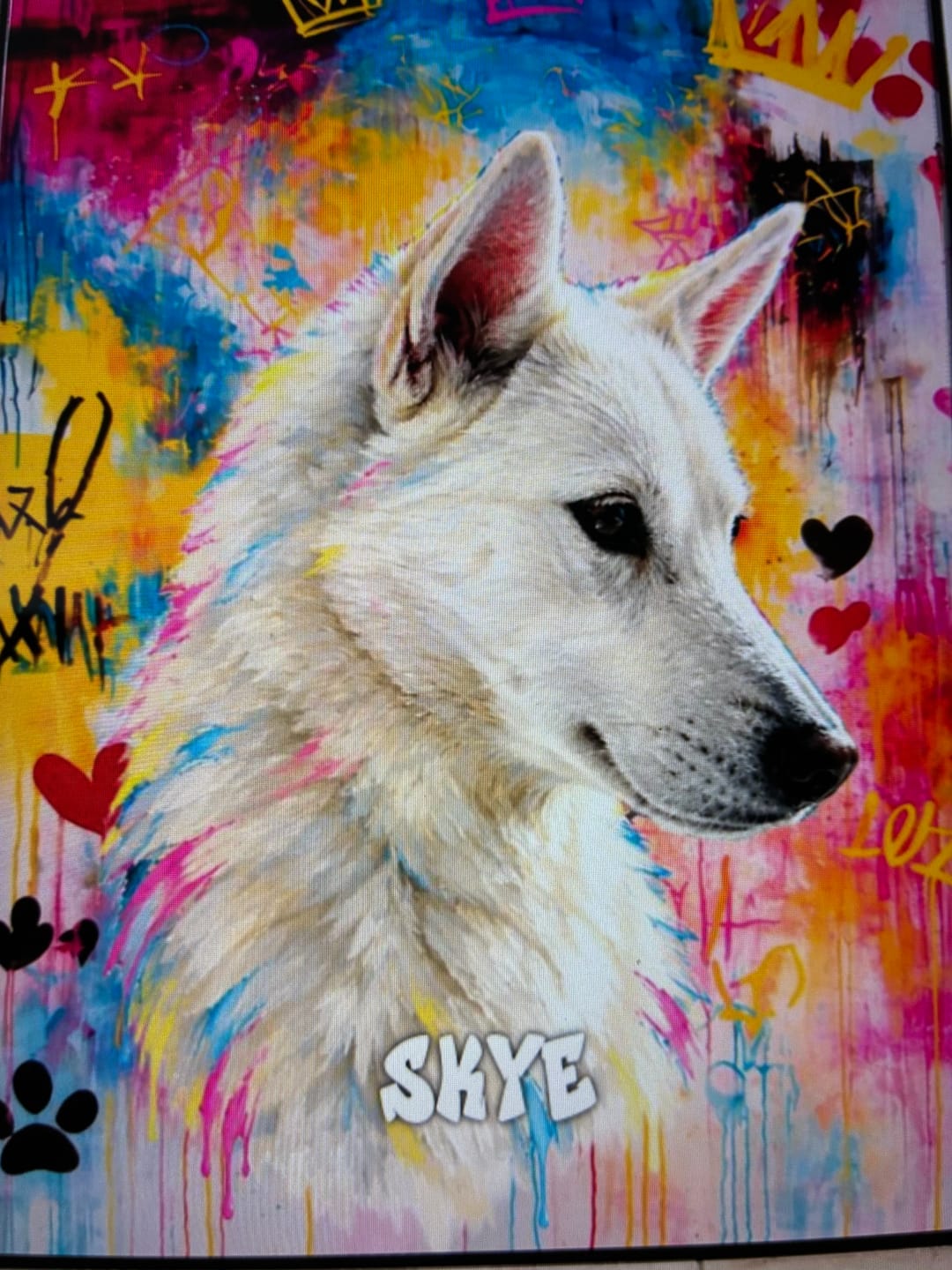 Customer photo review of Personalised Poster - Graffiti