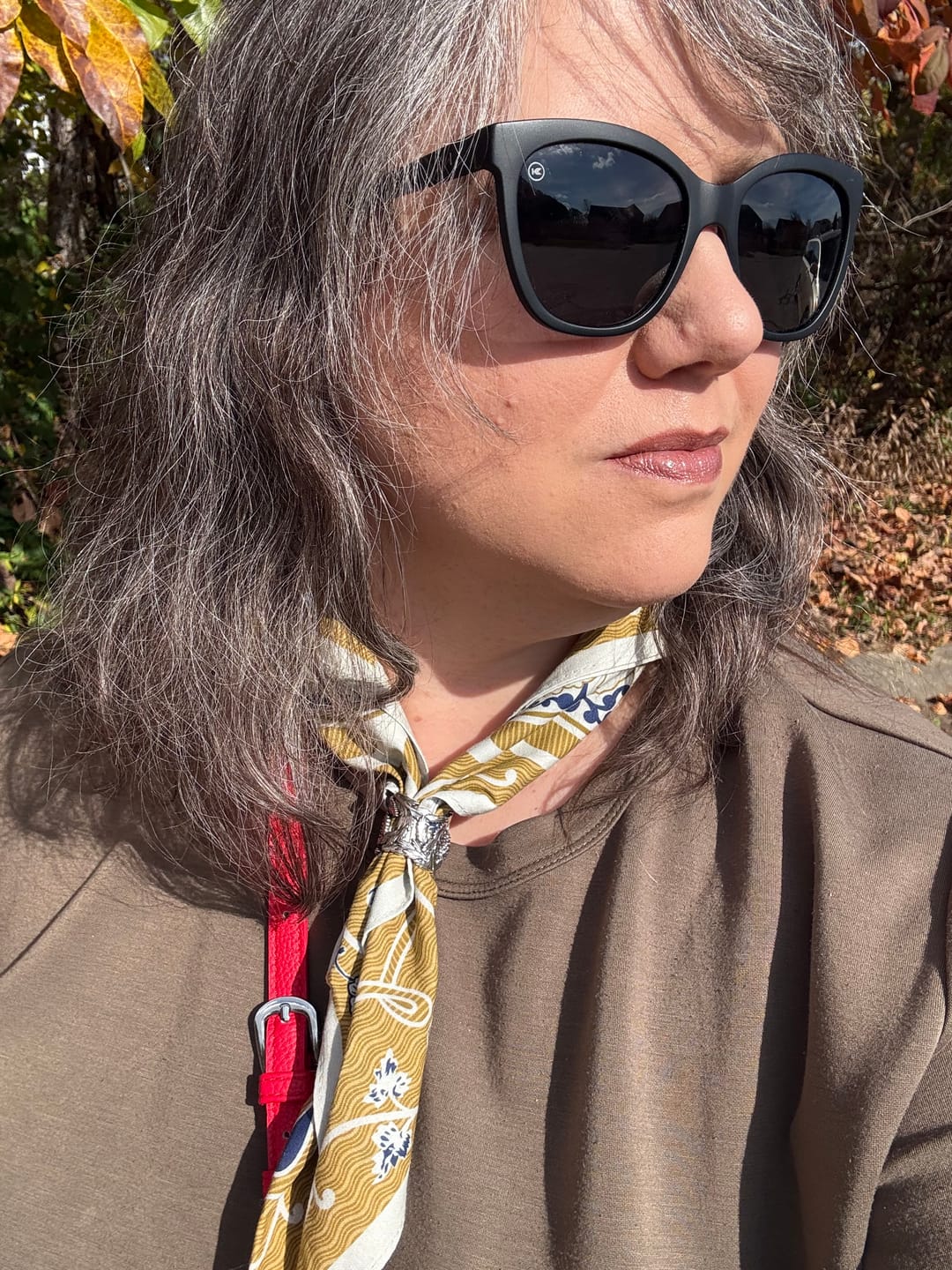 Customer photo review of Fleur D'Or Bandana