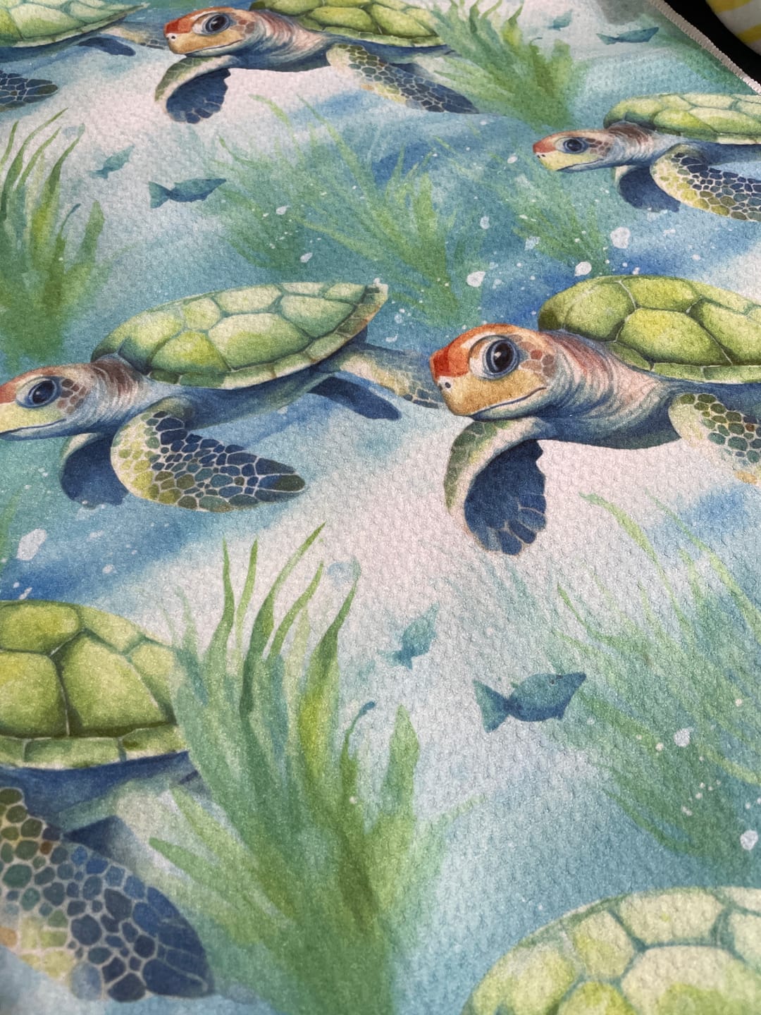 Customer photo review of TURTLE TRAILS - Handy Towel