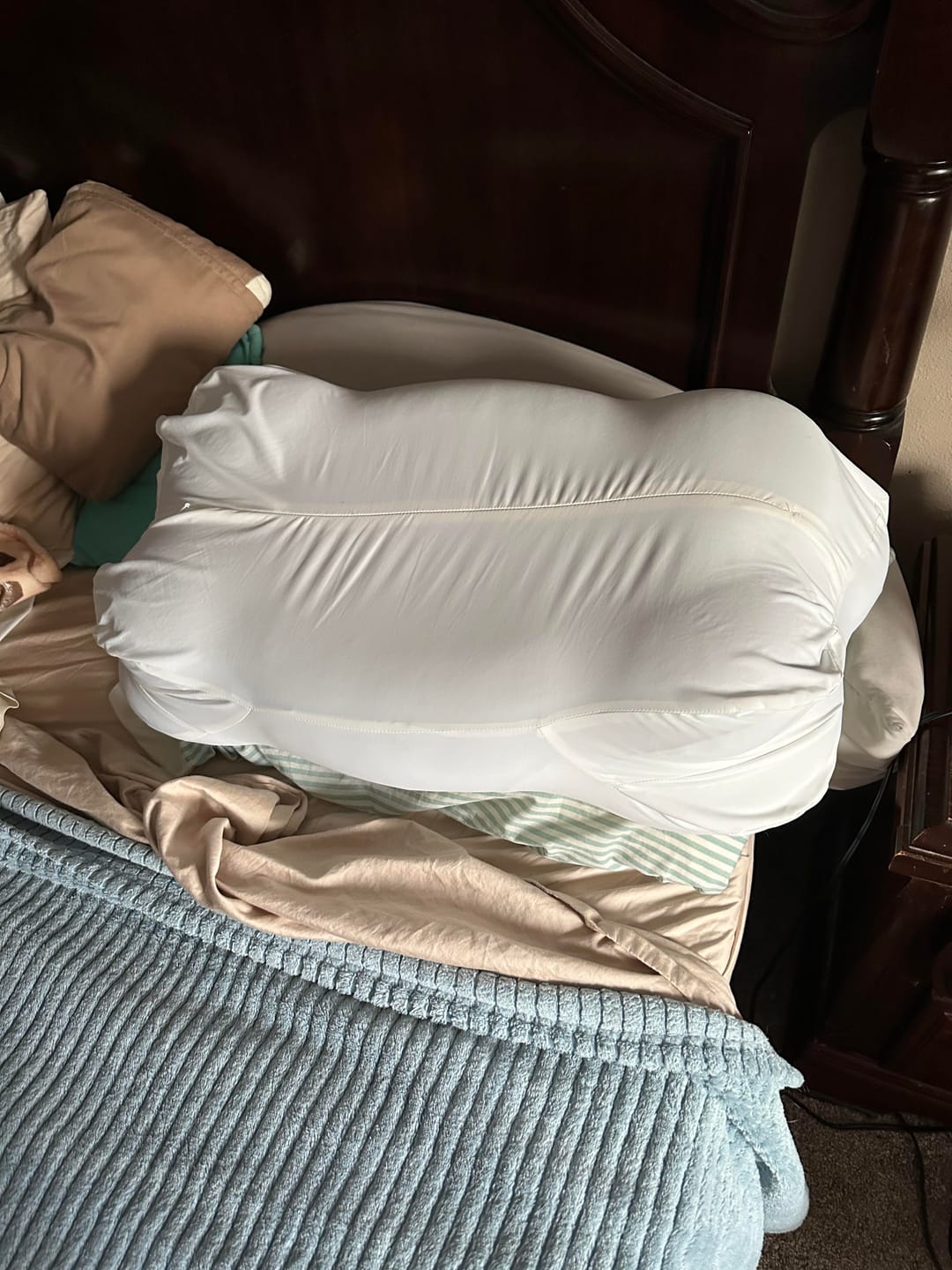 Customer photo review of Cloud Cooling Pillow Case