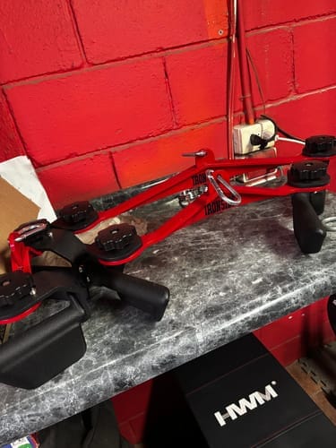 Customer photo review of Set de 3 Agarres de Polea Fijos Ergonómicos IRONSIDE