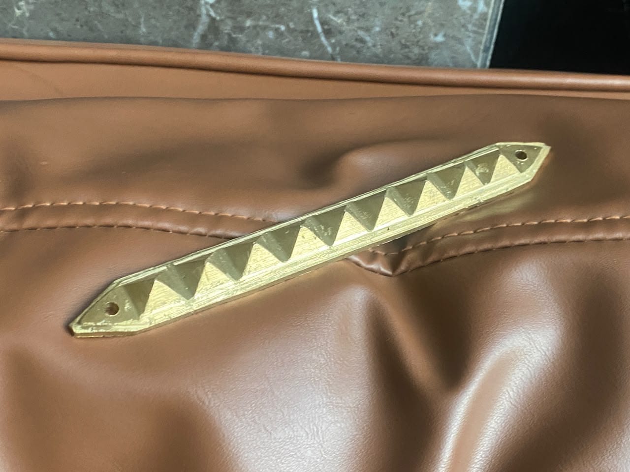 Customer photo review of 9 Pyramid Strips – Vastu Remedy for Door Threshold & Toilet Energy Blocking | Copper/Brass/Lead Door Corrections | 7 inches