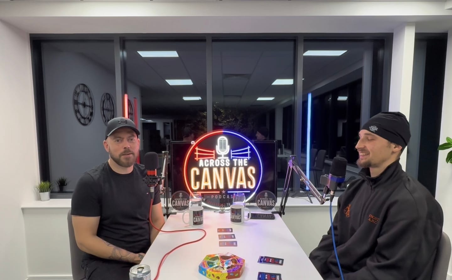 Customer photo review of ACROSS THE CANVAS | LED NEON SIGN