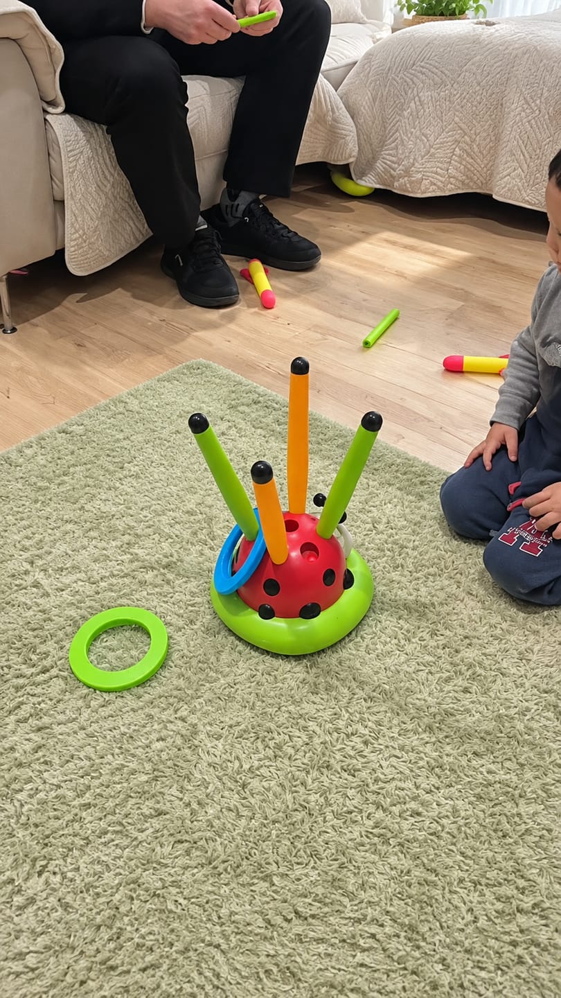 Customer photo review of Juego activo 3 en 1 para niños