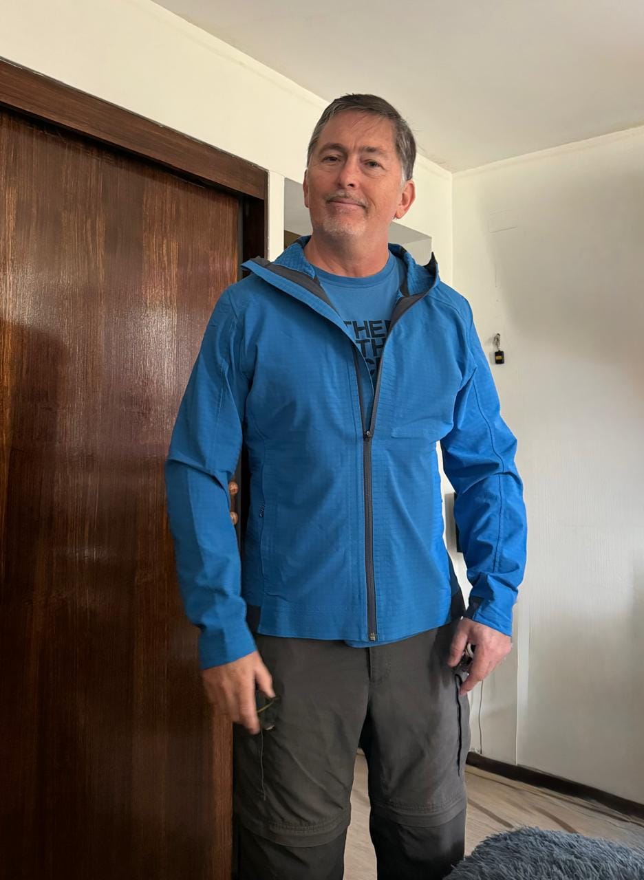 Customer photo review of M's Skramblr Grid Fleece