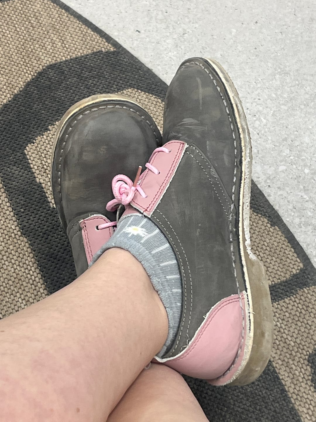 Customer photo review of Nomad Derby Vellies - Pink