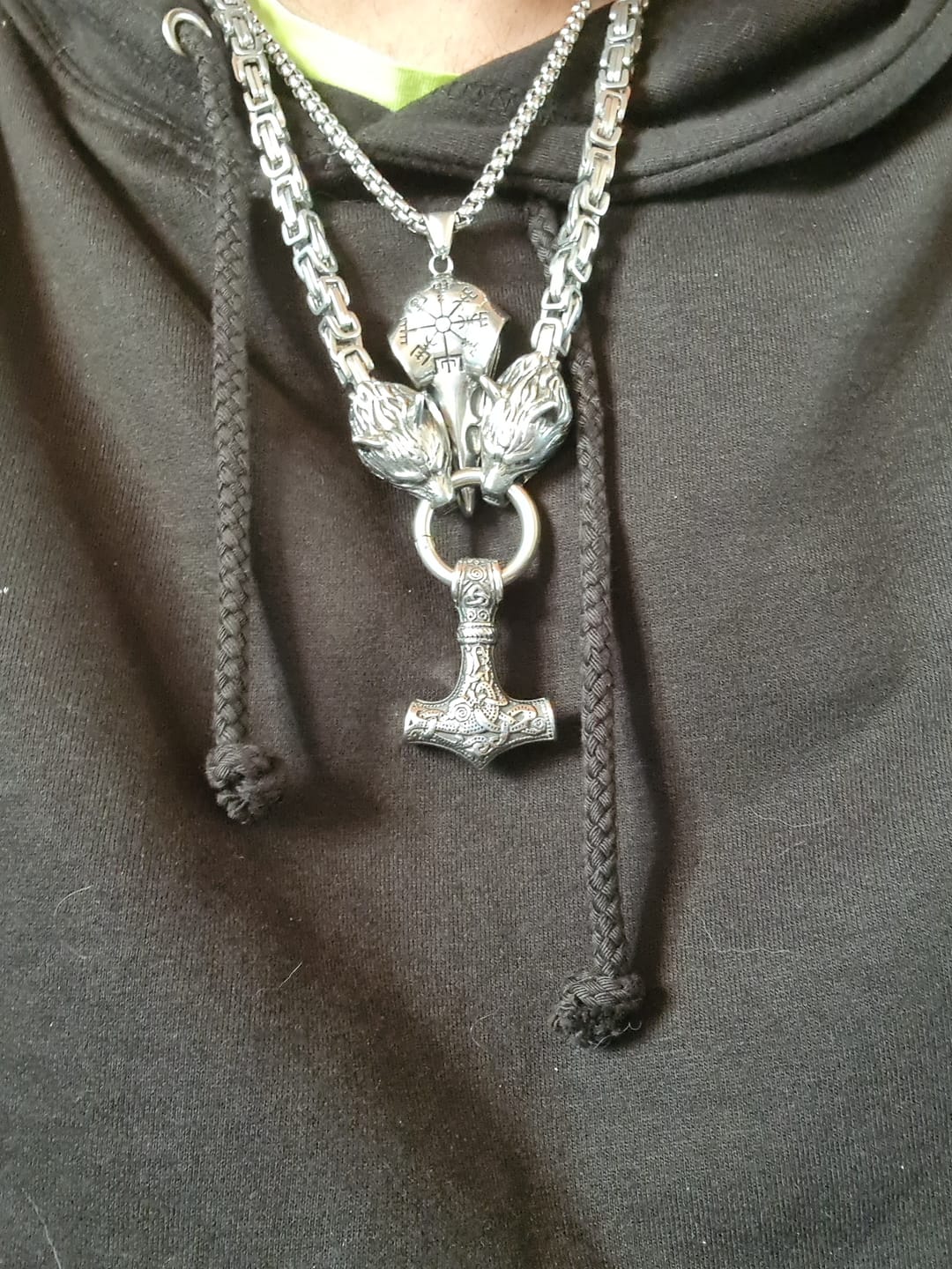Customer photo review of Wächter des Hammers - Edelstahl Kette