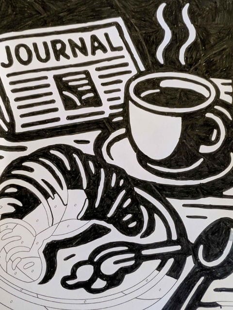 Customer photo review of One Color Malbuch – Originalausgabe