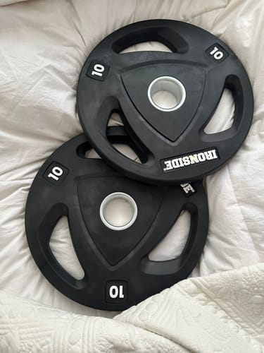 Customer photo review of Disco Olímpico de 3 Agarres IRONSIDE (2.5 a 25 kg)