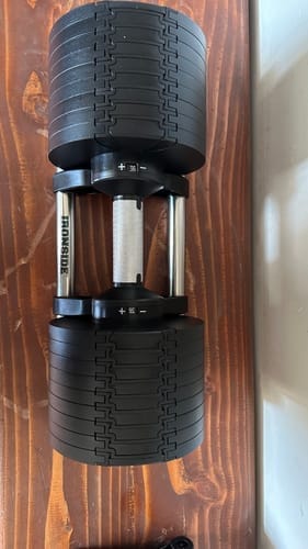 Customer photo review of Mancuerna Ajustable 20 kg IRONSIDE Block