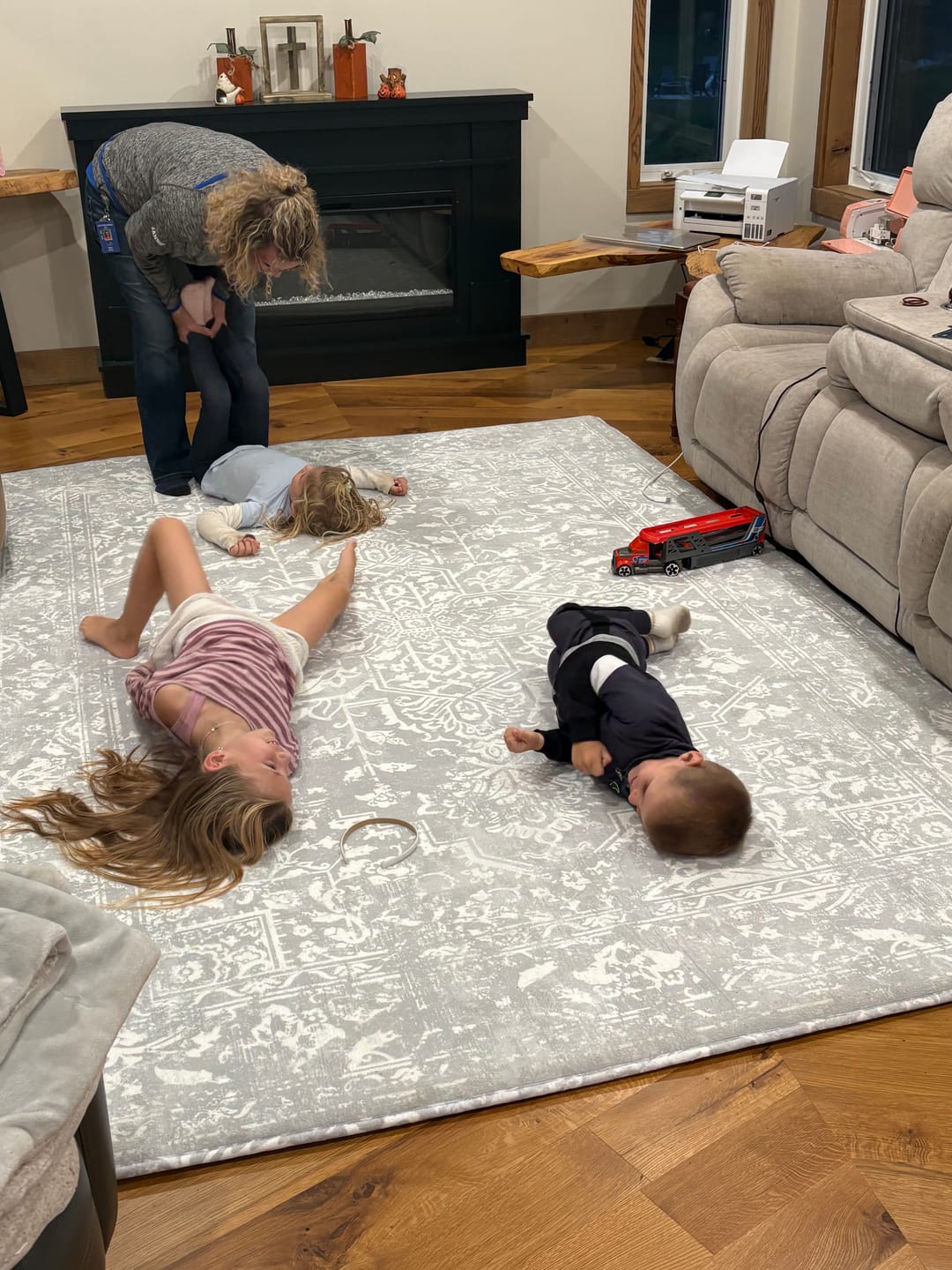 Customer photo review of Designer Relax Mat - 1.4" Thick Foam Base