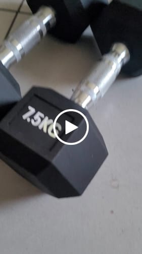 Customer photo review of Mancuerna Hexagonal (2.5 a 50 kg) IRONSIDE