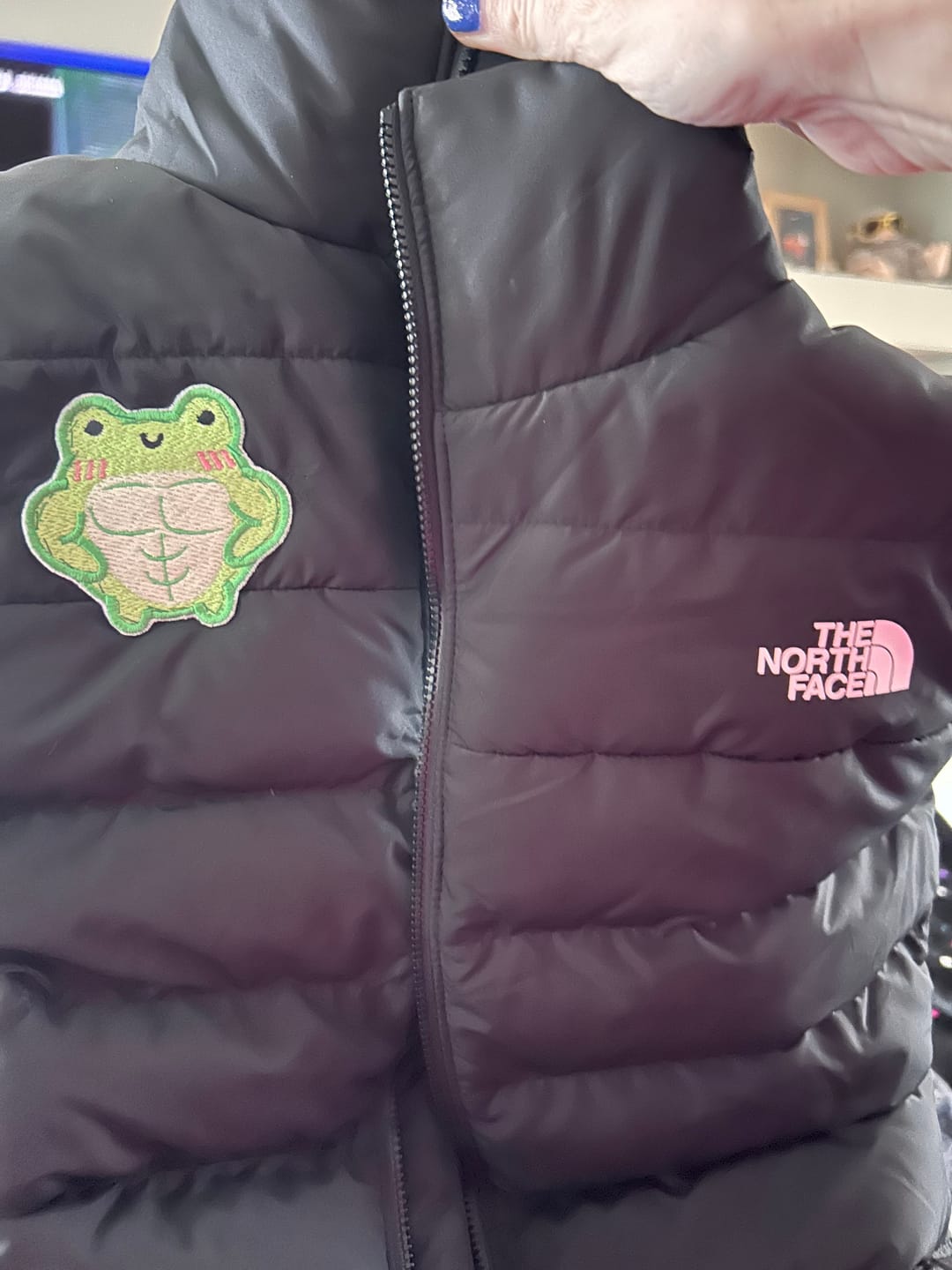 Customer photo review of Mighty Albert Handmade Embroidered Patch