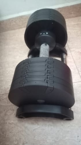 Customer photo review of Mancuerna Ajustable 20 kg IRONSIDE Block