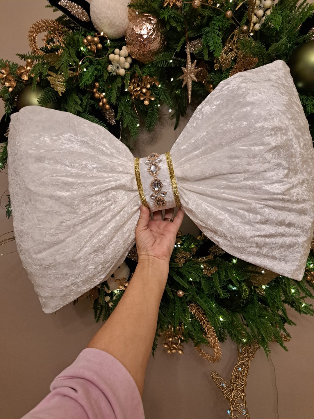Customer photo review of Crushed Velvet Fabric