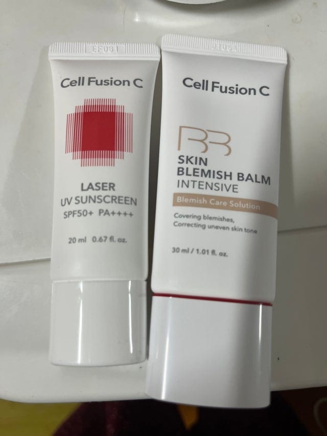 Customer photo review of Skin Blemish Balm Intensive (6 Shades)