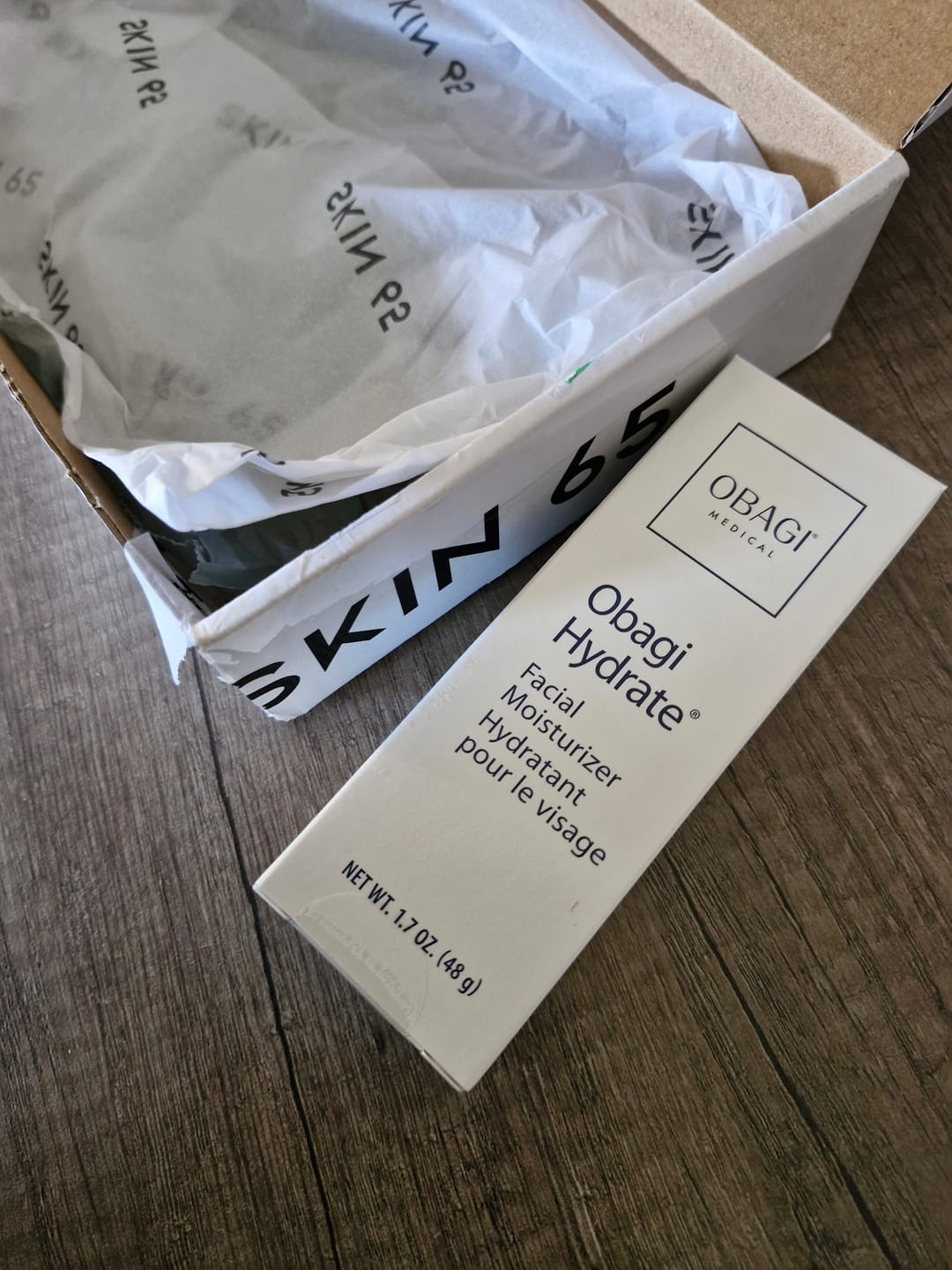Customer photo review of Obagi Hydrate Facial Moisturizer (48g)
